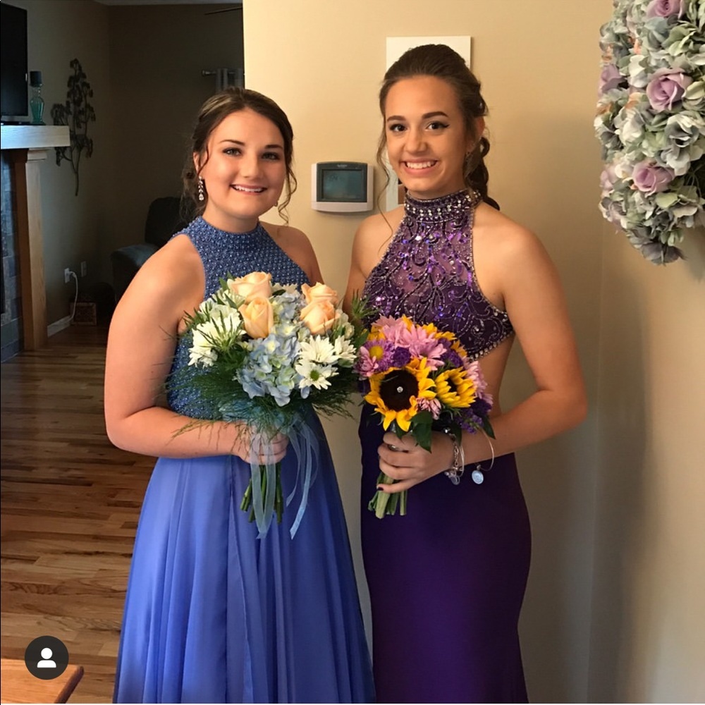 Mori Lee Highneck Prom Dress